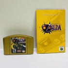 Zelda Majora’s Mask N64 Authentic Nintendo Holographic Label W/ Manual TESTED!