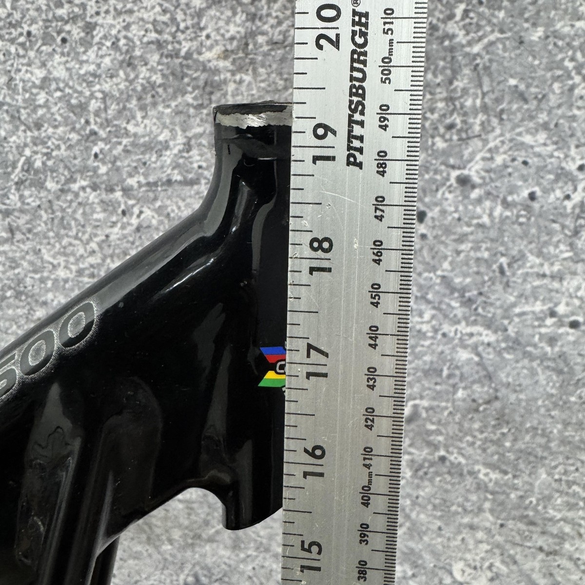 Vintage Cannondale Super-V 500 MTB Frame 19in Black Full