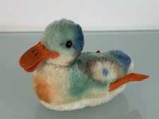 Steiff Animal Soft Toy Duck 14cm. Without button flag. Excellent Condition