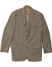 PIERRE CARDIN Mens 3 Button Blazer Jacket UK 38 Medium Grey New Wool AR11