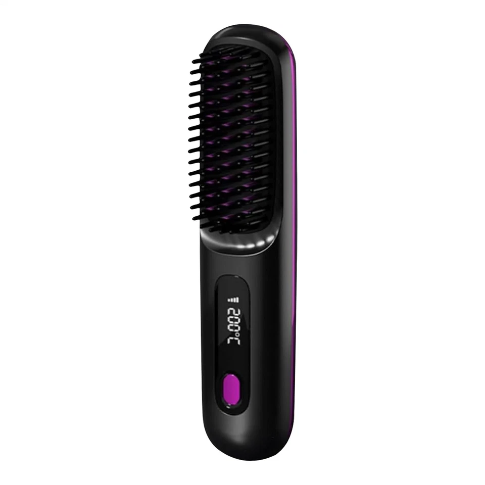 Nuevo cepillo alisador portátil Numoya 2025 Go Brush Pro para cabello corto Foto 2 de 4