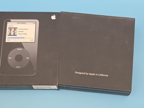 ⭐️ Video Vintage APPLE iPOD 60GB 5a Generazione Nero MA147FB/A U2 SCATOLA VUOTA ⭐️ - Foto 5 di 6