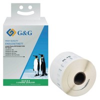 G&G Etikettenrollen FüR Etikettendrucker Ersetzt Dymo 11354/S0722540 Weiß,...