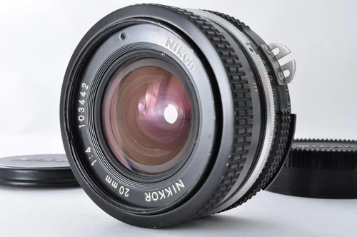 US Duty Free [NearMINT] Nikon Ai Nikkor 20mm f/4 Wide Angle MF F Mount Lens #190