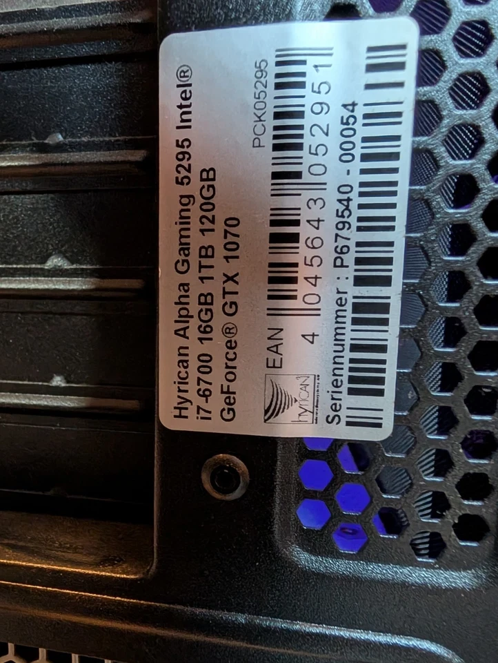 Gaming PC Gigabyte Ultra Durable 3 classic 1TB HDD 16GB RAM Intel Core i7