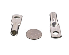 4 AWG OFC Marine Grade Copper Lugs 1/4" Ring Terminals 10 Pack