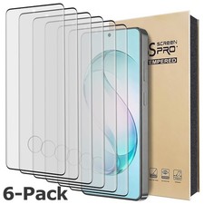 6-Pack Full Cover HD Tempered Glass Screen Protector For Samsung Galaxy S26 Plus