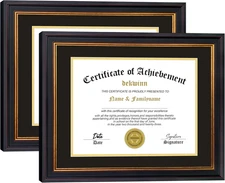 Diploma Frames - Certificate Document Frame with Real Glass