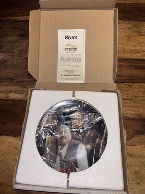 Star Trek the Hamilton Collection Plate ''Relics'' Season 5 Boxed C.O.A