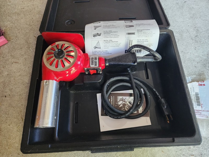 Master Appliance Model HG-501A Heavy Duty Master Heat Gun w/ Stand, 14A - Tested
