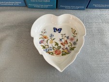 Aynsley Cottage Garden 'Leaf Shape' Trinket Dish - New