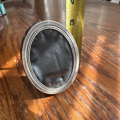 Small Sterling Silver Picture Frame Vintage  Ovular Lunt Sterling 1185