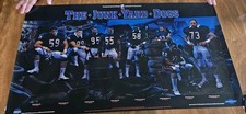 1985 Chicago Bears The Junk Yard Dogs Poster 36x20  Super Bowl XX WGN Radio