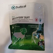 Suitical Recovery Suit for Dogs - Dog Surgery Recovery Suit, XL Black