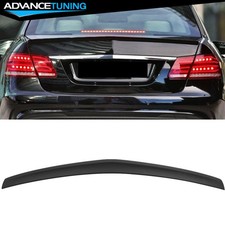 Fits 10-16 Benz W212 Benz E-Class Sedan AMG Style Matte Black Rear Trunk Spoiler