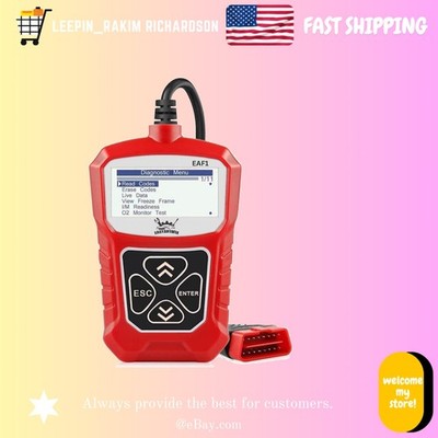 Automotive Code Reader - O2 Monitor  & Vehicle Info Display for  1996+