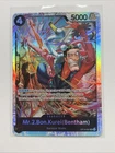Mr.2.Bon.Kurei (Bentham) OP14-091 SR The Azure Sea's Seven - ONE PIECE ENGLISH