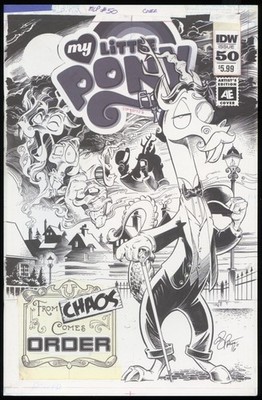 My Little Pony : Friendship is Magic #50 Artist Edition cover ~ IDW Publishing