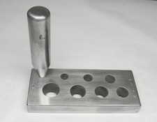 Stauchmatrize rund 8 Loch von 7 mm bis 18 mm Goldschmiedewerkzeug