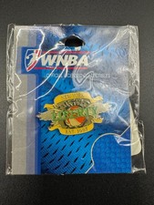 Vintage New York Liberty Est 1997 Winged Logo Pin Aminco WNBA Sealed Rare NOS