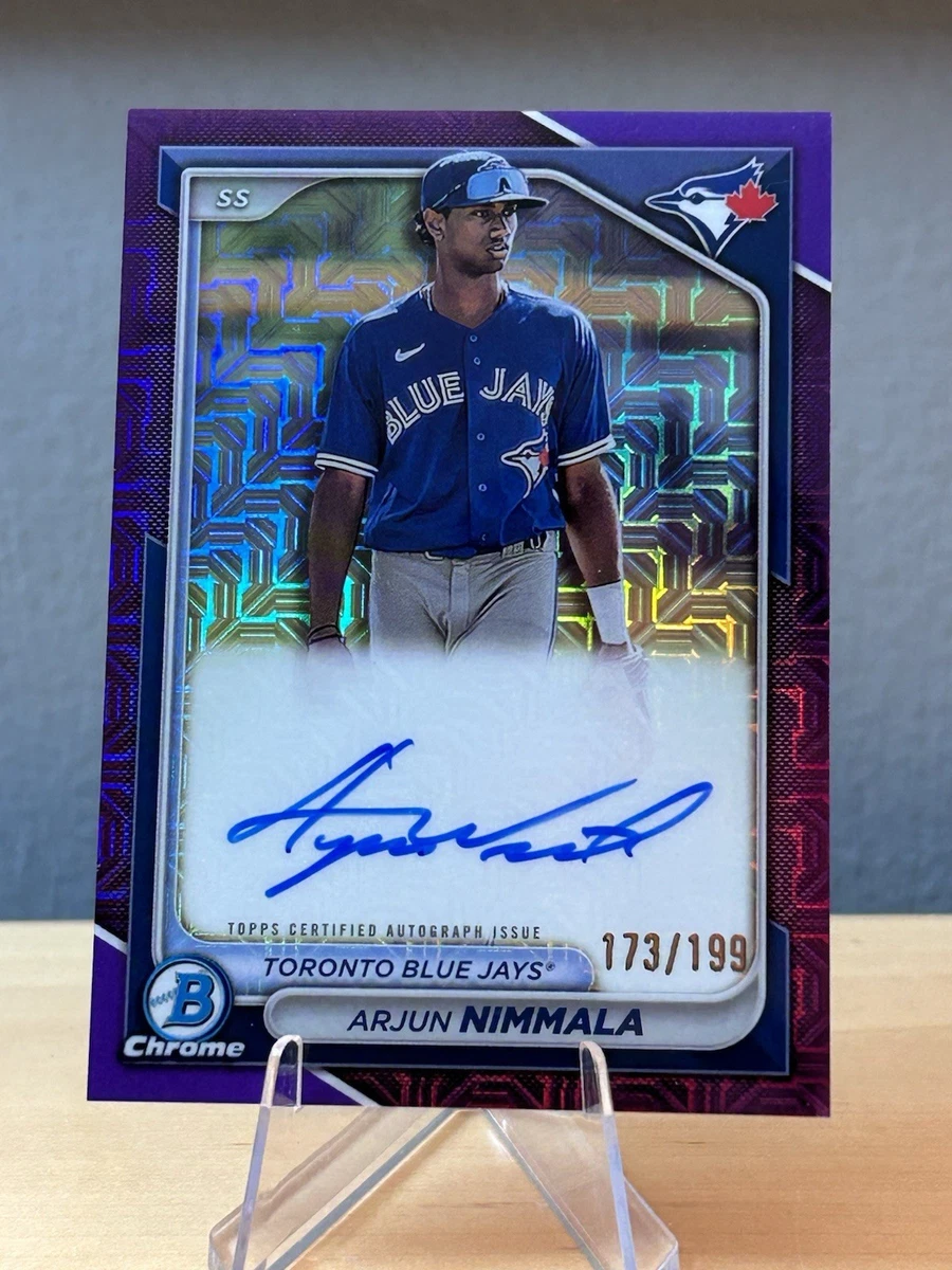 チャップマン ボウマンオート リフラクター Bowman Toronto Blue Jays Baseball Autographed Sports Trading Cards
