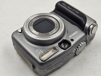 Canon PowerShot A710 IS 7.1 MP Digital Camera Silver - Working | eBay