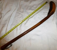 Large Vintage Primitive Wood Hand Carved Spoon Ladle Dipper Antique 28.5” Long