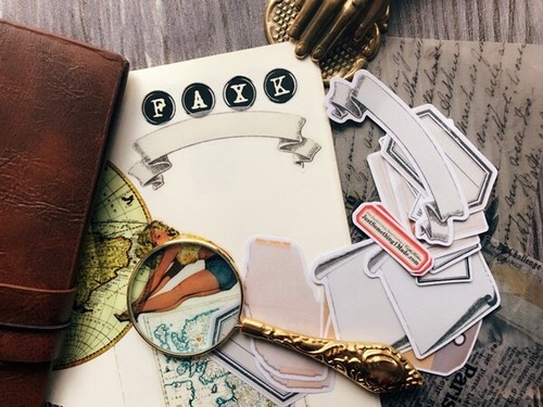 18pcs/pack Vintage label sticker junk journal kit pack, vellum sticker y06 - Picture 5 of 6