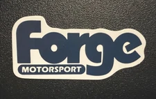 Forge Motorsport racing sticker/decal. 2.6” x1” Self Adhesive. Glossy Finish