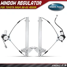 2x Power Window Regulator w/ Motor for Toyota RAV4 96-00 4Door Front Left&Right