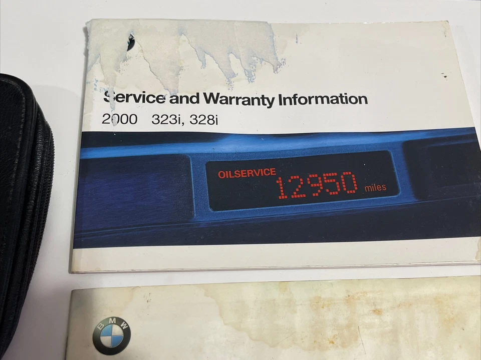 2000 BMW 3 Series 323i 328i Owners Owner's Manual Set OEM - Image 4 of 4