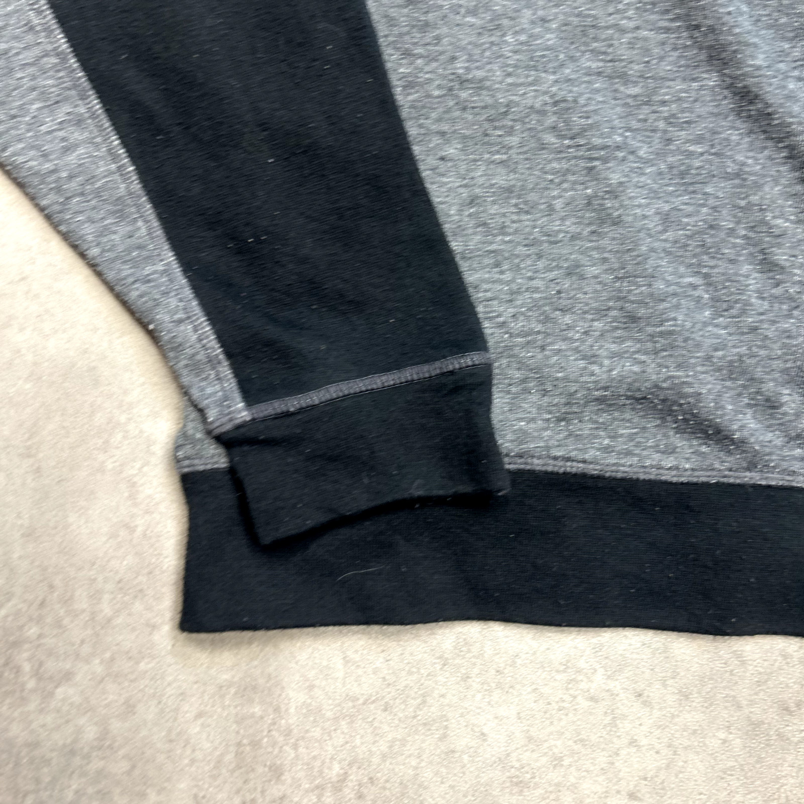 Champion Sweatshirt Mens Pull Over Blank Y2K Jumper, Grey, XL image 4