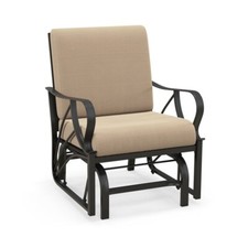 Patio Outdoor Lightweight Ergonomic Glider Rocking Chair With Thick Soft Cushion