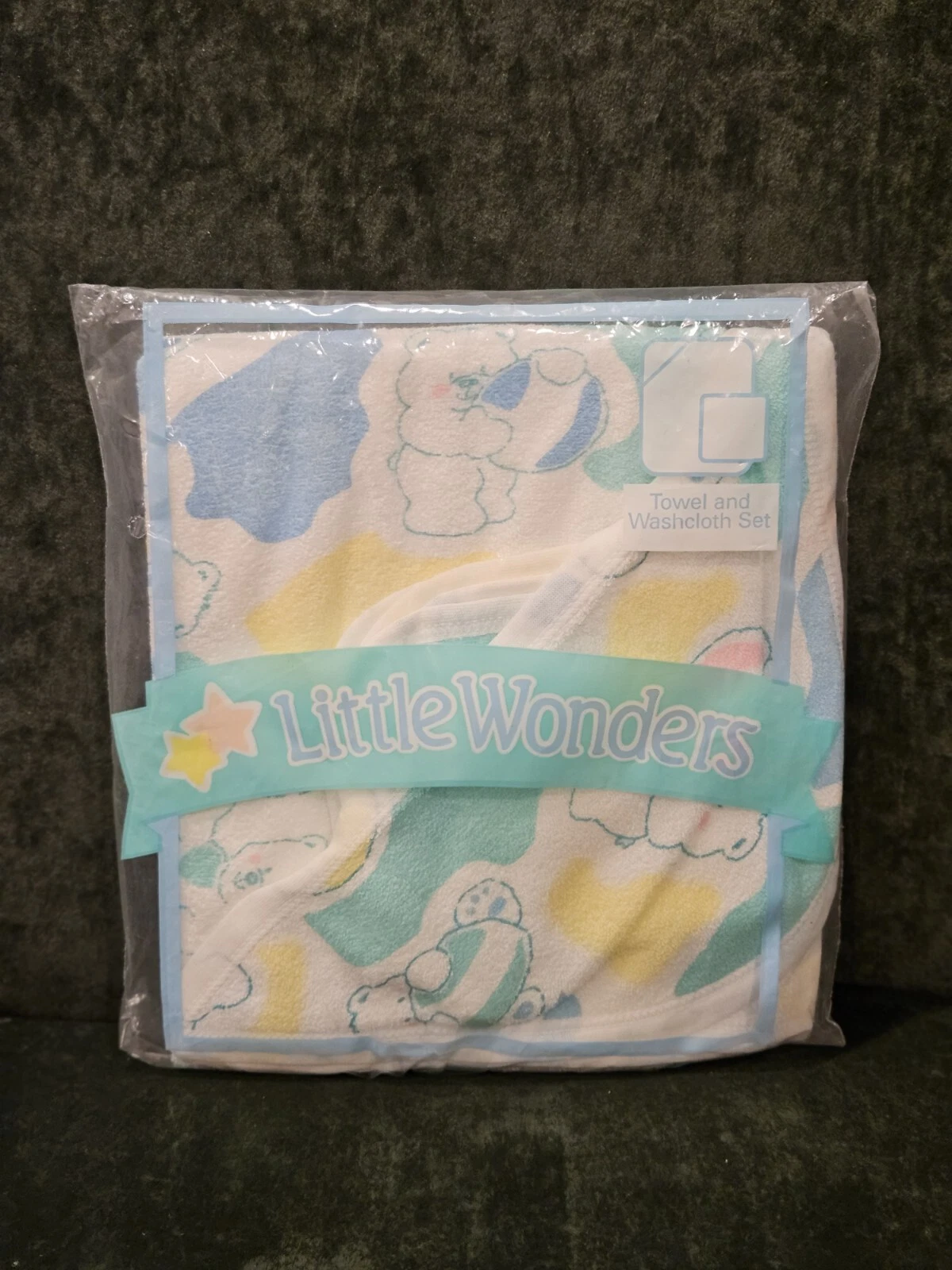 Vintage Sears Roebuck Little Wonders Baby Hooded Towel Pastel Terrycloth USA
Opens in a new window o