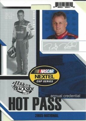 Track Ricky Rudd Card Ricky Rudd Collectible Card - 2005 PRESS PASS Trackside 14/27 | eBay