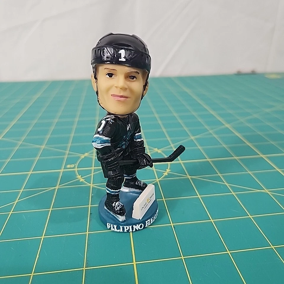 San Jose Sharks Filipino Heritage Night Player Bobblehead SGA NHL Teal Together - Image 2 of 4