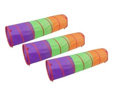 3 UNITS x Pop Up Crawl Tunnel Play Tent Toy for Baby Infant Children or Dog