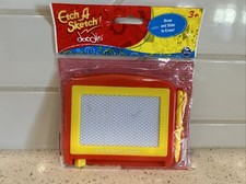 Etch A Sketch Doodle Draw And Slide Writing And Drawing Nostalgic Red Travel