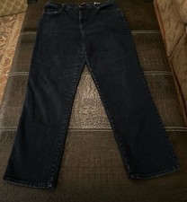 Gloria Vanderbilt AMANDA Denim Stretch Jeans Rhinestone Back Pockets 16
