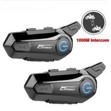 Bluetooth Motorcycle Helmet Intercom Headset for 2 Rider intercomunicador Moto