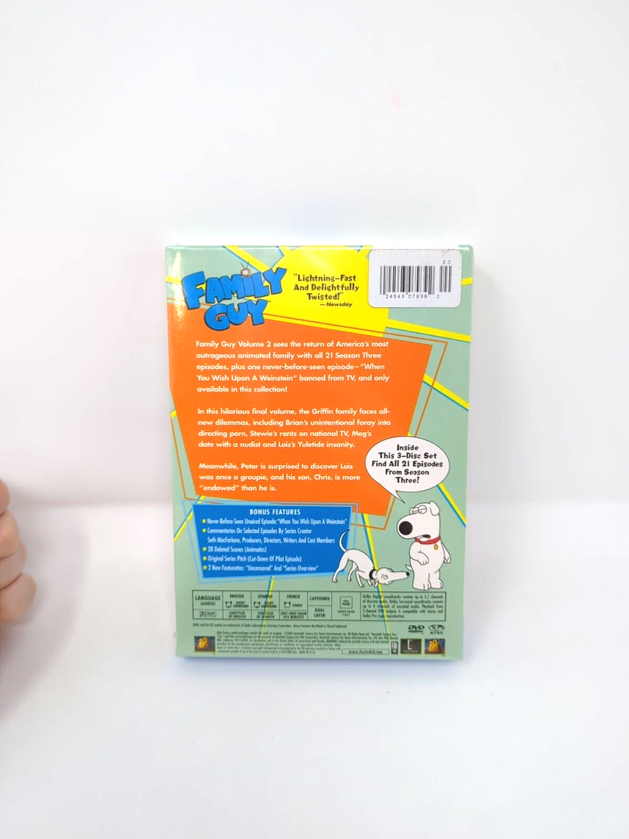 その他 Family Guy Vol 2: Season 3 [DVD] [Import] cm3dmju Amazon.com: Family Guy, Vol. 2: Season 3 : Seth MacFarlane