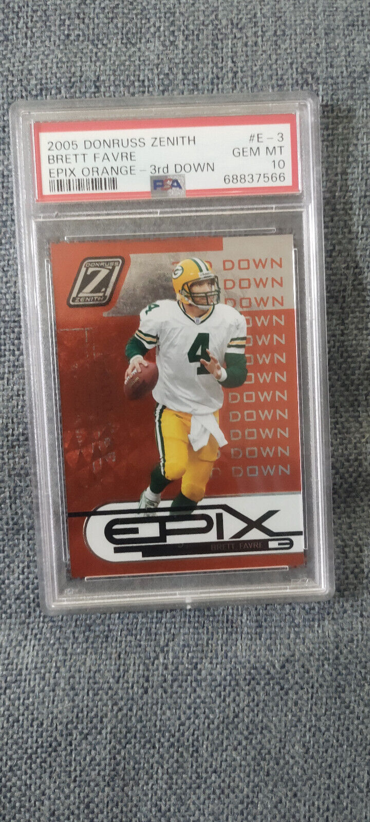 2006 Finest BRETT FAVRE Moments RED XFRACTOR 8/250 BF5 Gem Mint PSA 10 Pop  3