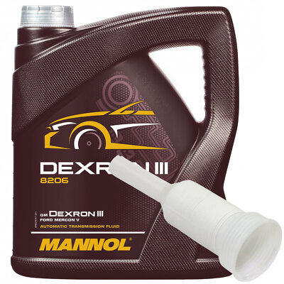 Getriebeöl Getriebe Öl MANNOL Dexron III Automatik Plus 4 Liter mit Ausgießer