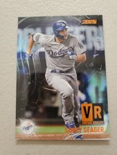 Corey Seager 2021 Topps Stadium Club VR Virtual Reality Insert Orange SP 15/50