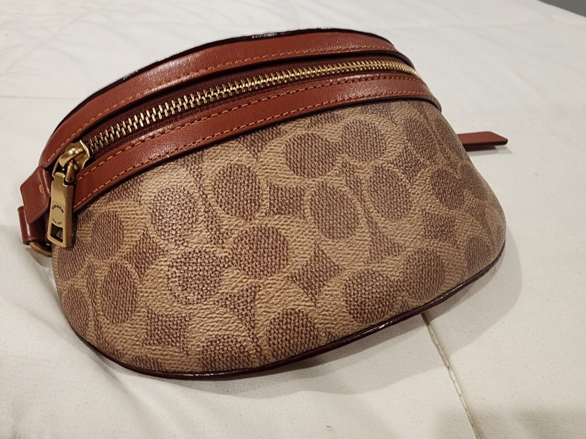 Coach Bethany Belt Bag In Signature Canvas | eBay