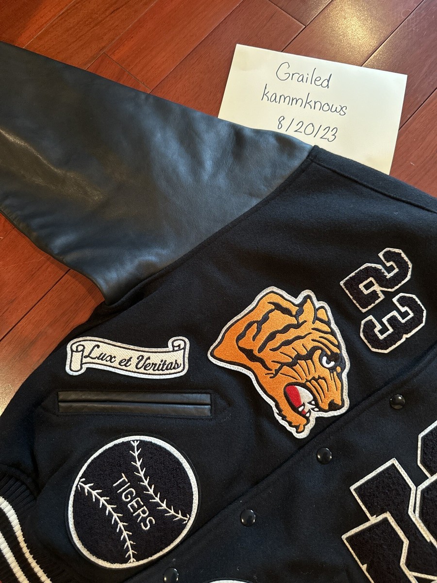 Supreme Tiger Varsity Jacket Black Size Small FW23 IN HAND Supreme Tiger Varsity Jacket Black Size Small FW23 IN HAND