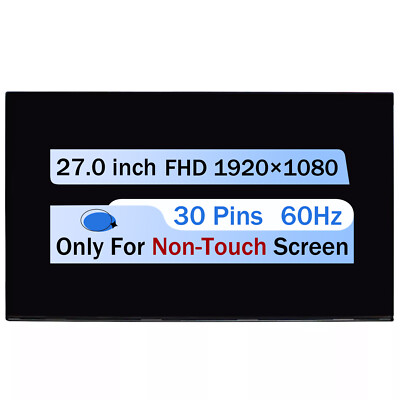 Replacement 27.0'' For HP 27-CB0052 FHD LCD Non-Touch LCD Screen Display 30 Pins