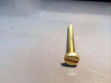 M4 Machine Screws Slotted Cheese Brass DIN 84
