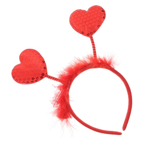 Valentine's Day Headband Cupid Pink Heart Accessories for Women Woman - Picture 8 of 12