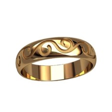 5 pcs Ladies' ring Wax patterns for lost wax casting jewelry/injection wax 20468